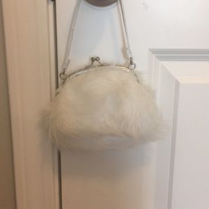 Cute fluffy handbag:)